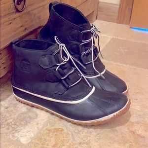 Gently used sorel out n about booties